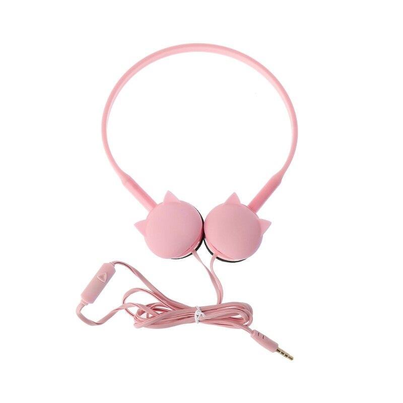 Casque Audio Oreilles de Chat Rose