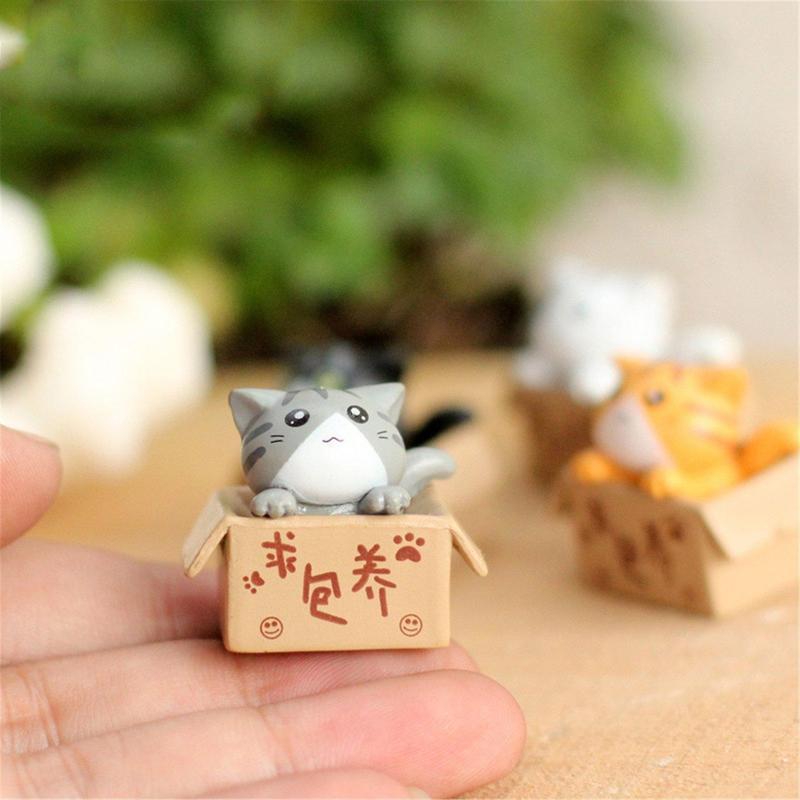 Chat Japonais Figurine 4 Chatons