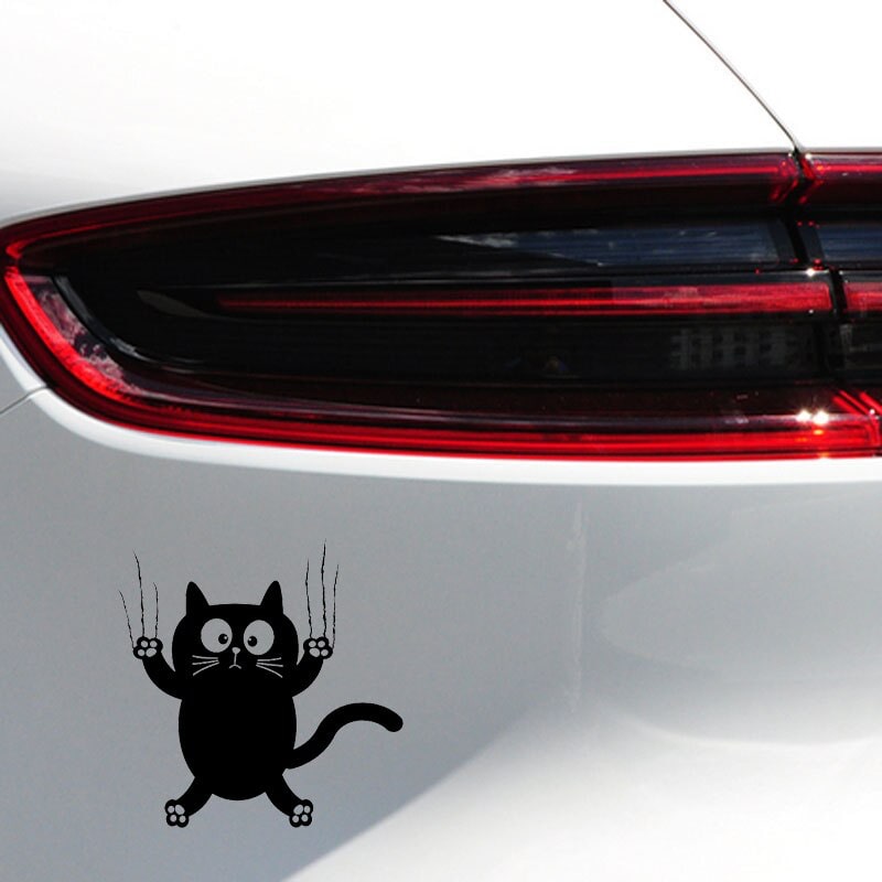 Chat Stickers Voiture
