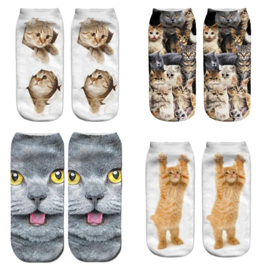 Chaussettes Chat Drôle 