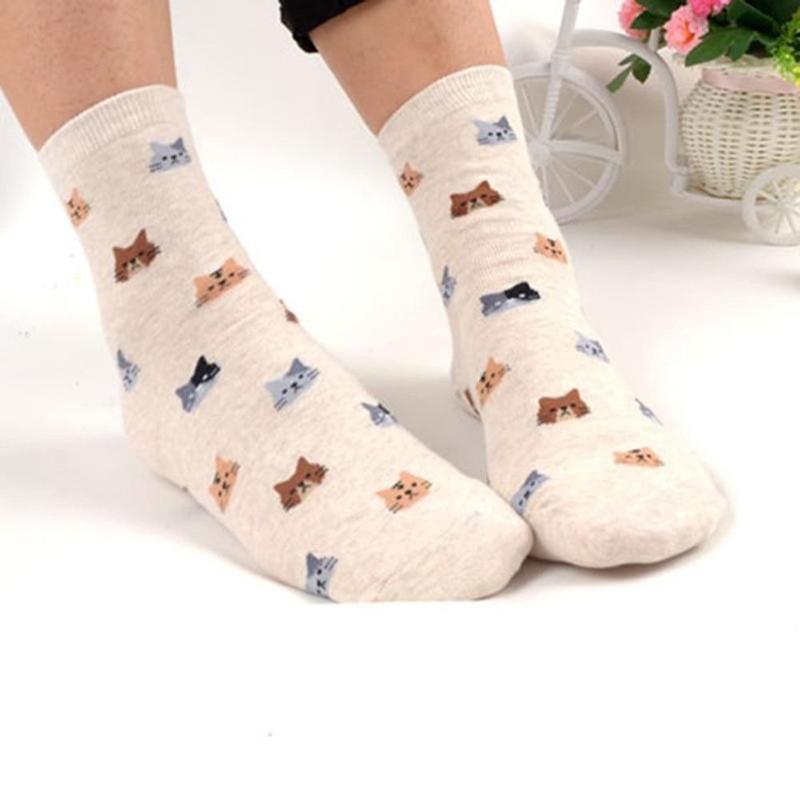 Chaussettes Chat Femme 