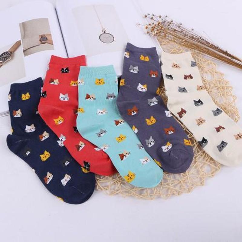 Chaussettes Chat Femme 