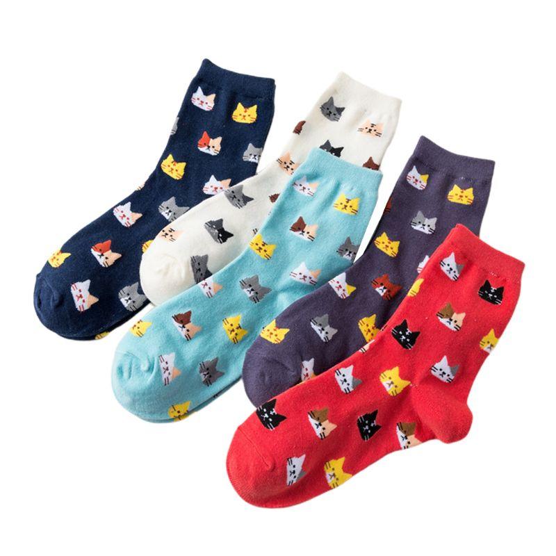 Chaussettes Chat Femme 