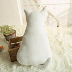 Coussin Forme Chat Blanc