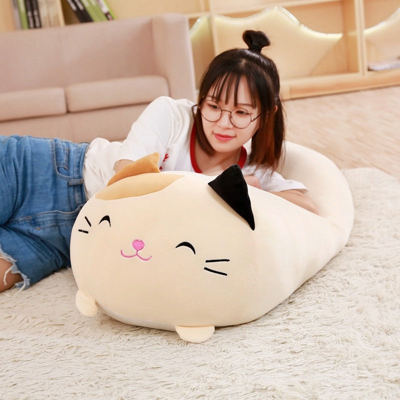 coussin fluffy chat