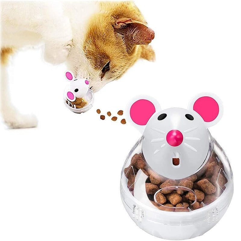 Jouet interactif pour chat souris friandise