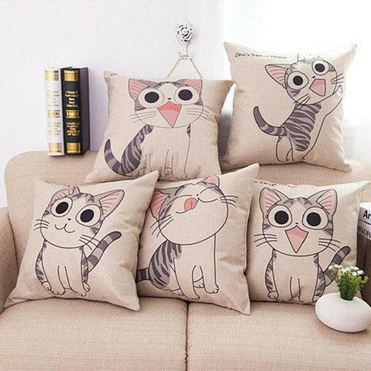 Housse de Coussin Chaton 