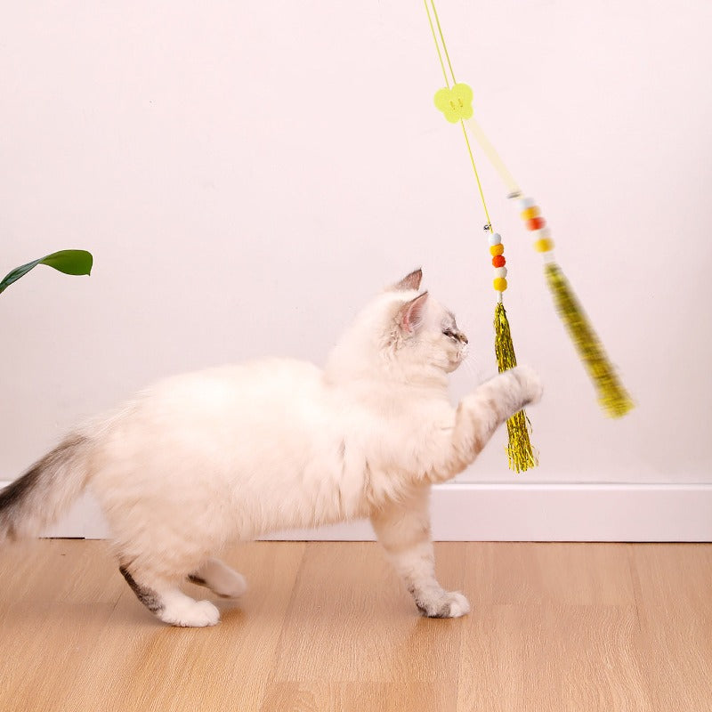 Jouet interactif pour chat accroche ventouse