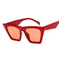 Lunette de Soleil Oeil de Chat Rouge