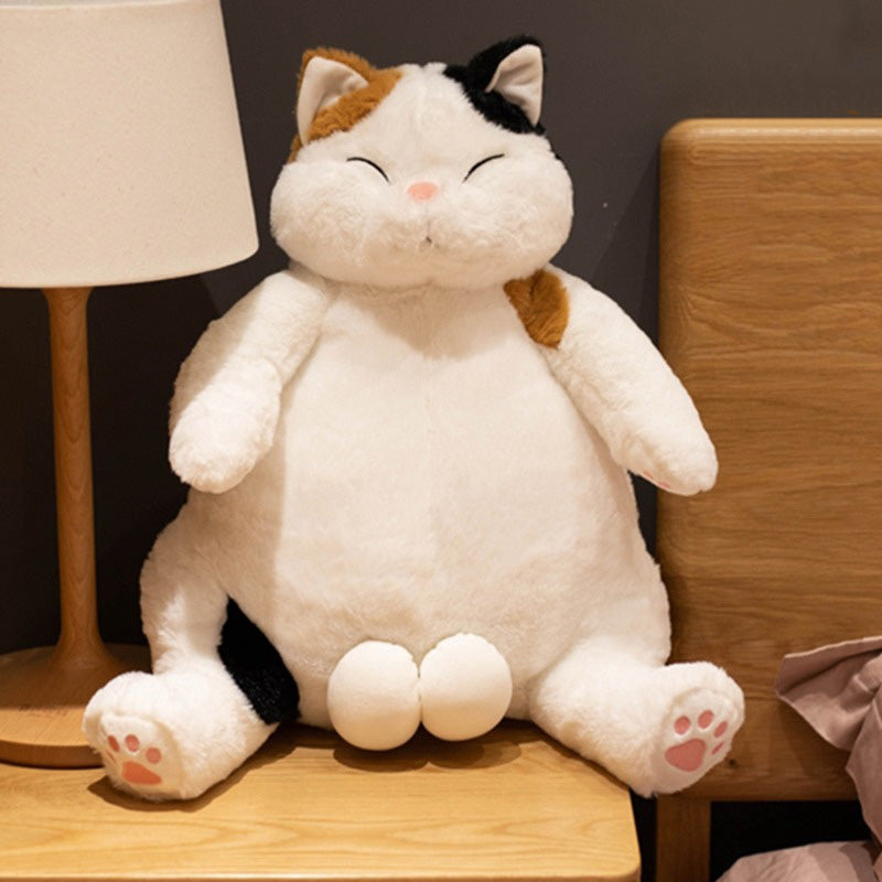 Peluche chat sumo