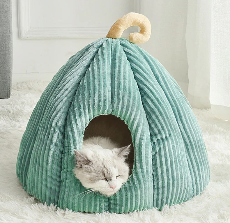 Panier pour chat grotte avocat