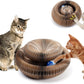 Jouet interactif pour chat griffoir à balle