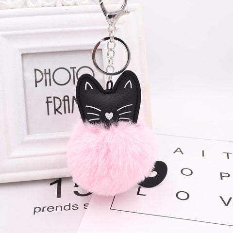 Porte-Clés Chat Noir En Peluche Avec Ailes - Couinement, Cadeau Mignon Pour Amoureux Des Chats