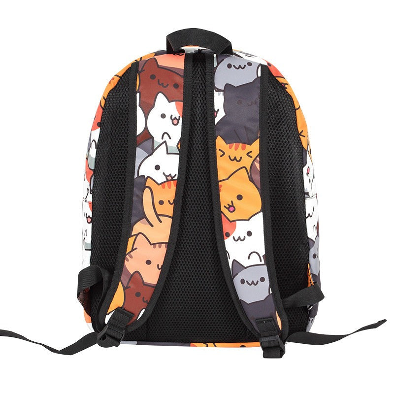 Sac à dos chat motif Neko Atsume