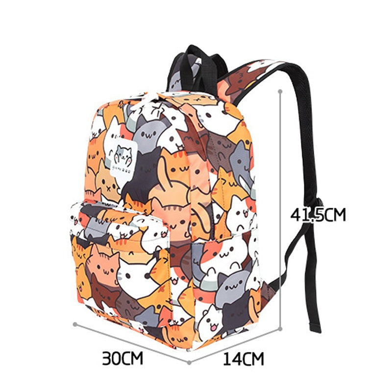 Sac à dos chat motif Neko Atsume