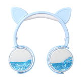 Casque oreilles de chat à paillettes