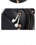 Sac a dos chat en simili cuir avec paillettes