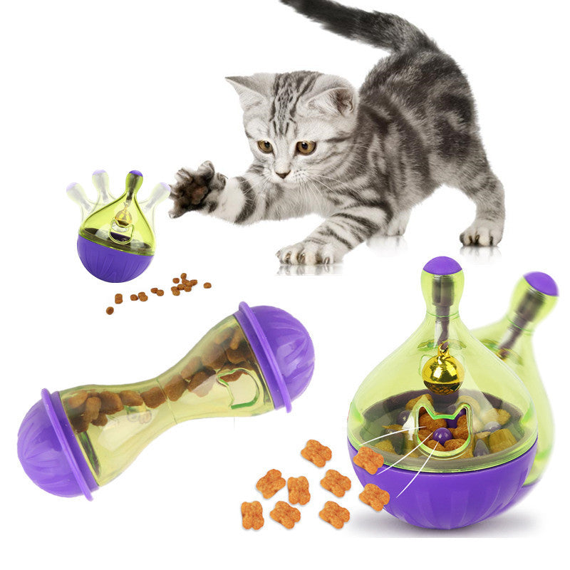 Jouet pour chat boule d'alimentation interactive