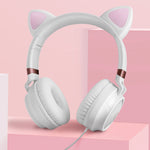 Casque oreilles de chat doux pour petite fille