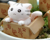 Figurine chat de jardin