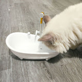 Fontaine a eau pour chat style bagnoire