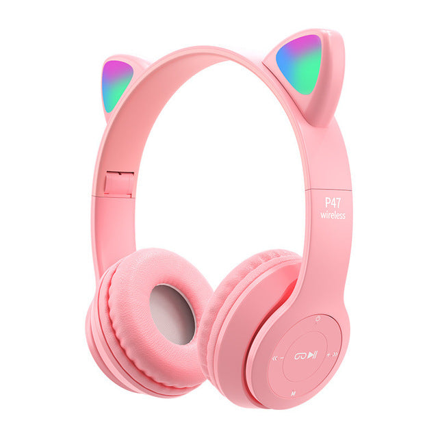 Casque oreilles de chat avec RGB