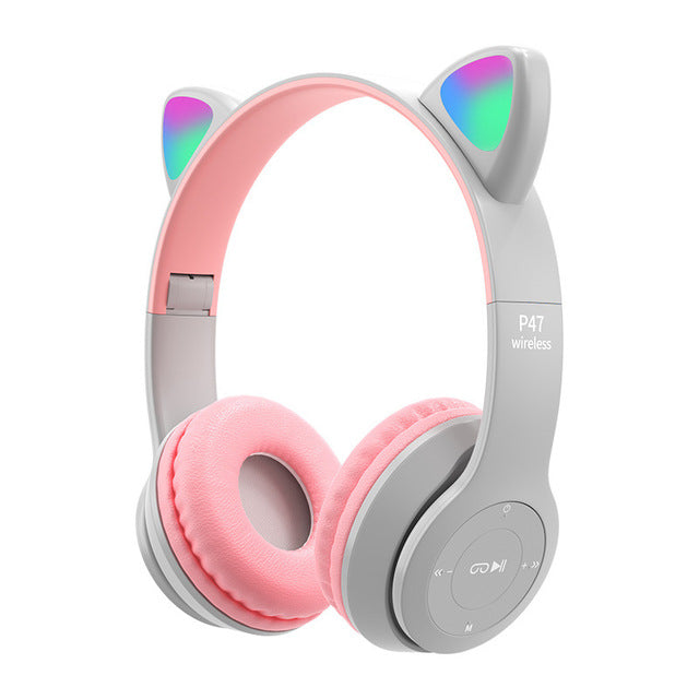 Casque oreilles de chat avec RGB