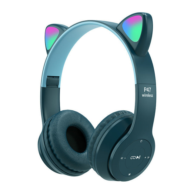 Casque oreilles de chat avec RGB