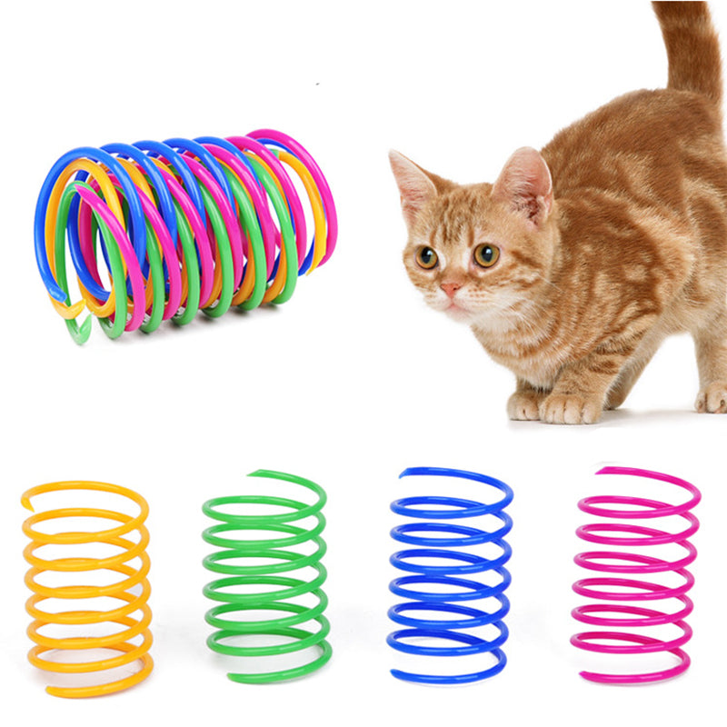 Jouet pour chat en plastique coloré