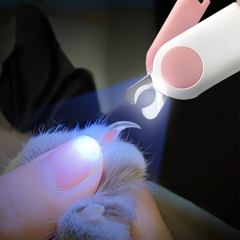 Coupe griffe pour chat avec lumière LED