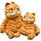 Peluche chat roux Garfield