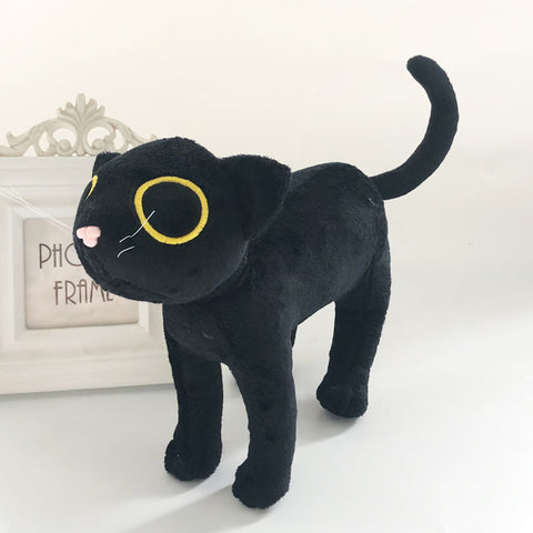 Peluche chat noir tout mignon