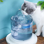 Fontaine à eau transparent pour chat