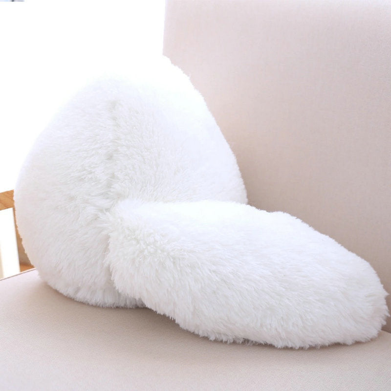 Peluche chat blanc super rond