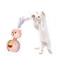 Jouet pour chat ours à plumes