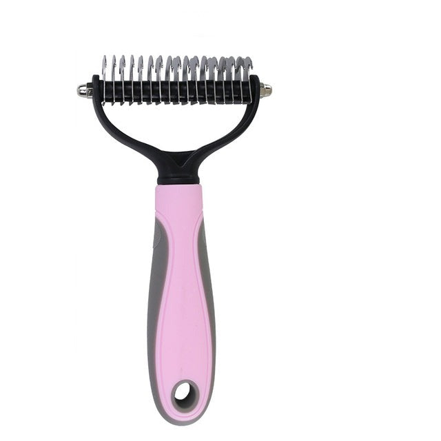 Brosse pour chat double face