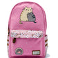 Sac a dos chat avec motif fleurs