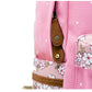 Sac a dos chat avec motif fleurs