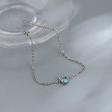 Bracelet chat avec perle bleu