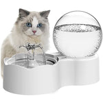 Fontaine à eau pour chat avec détecteur de mouvement