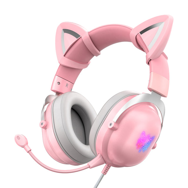 Casque oreilles de chat amovibles