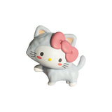 Figurine chat ensemble Sanrio
