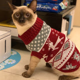 Manteau pour chat de Noël