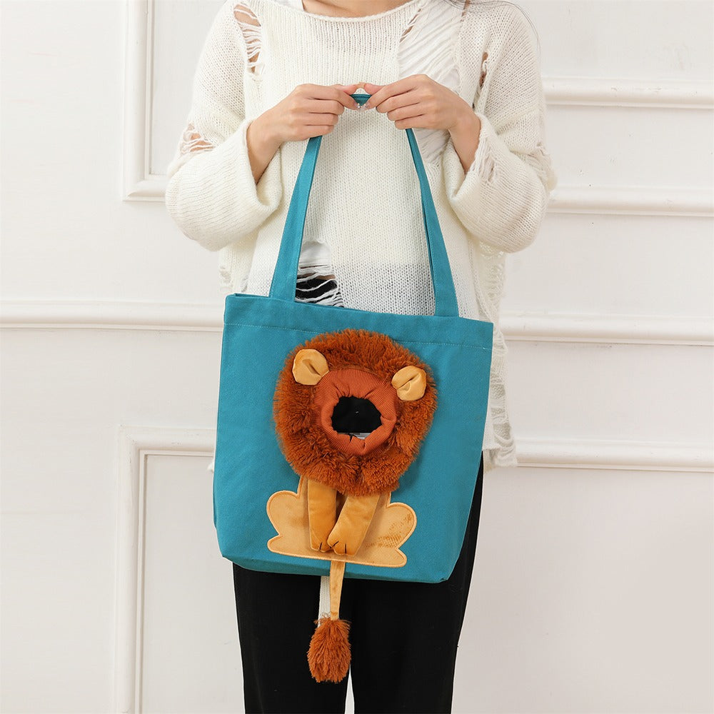 Sac de transport pour chat mon petit lion