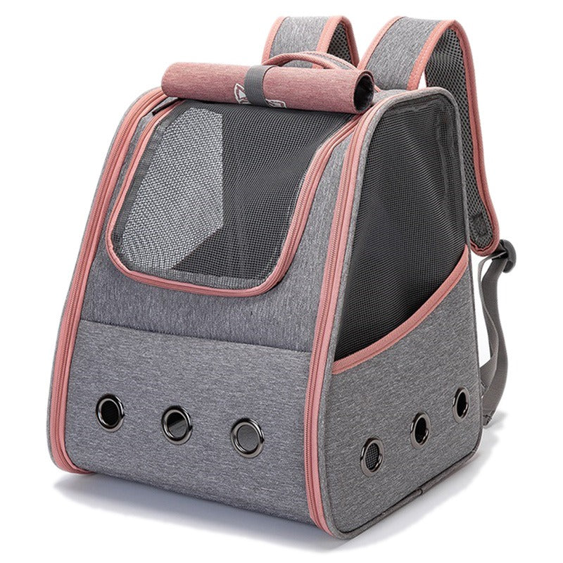 Sac à dos pour chat rose