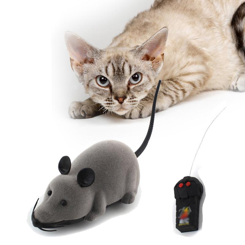 Jouet électrique Souris Télécommandée Pour Chat - Réaliste, 4 Directions, Portée 8 M, Pour Chasse Et Jeu