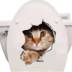 Stickers Abattant WC Chat