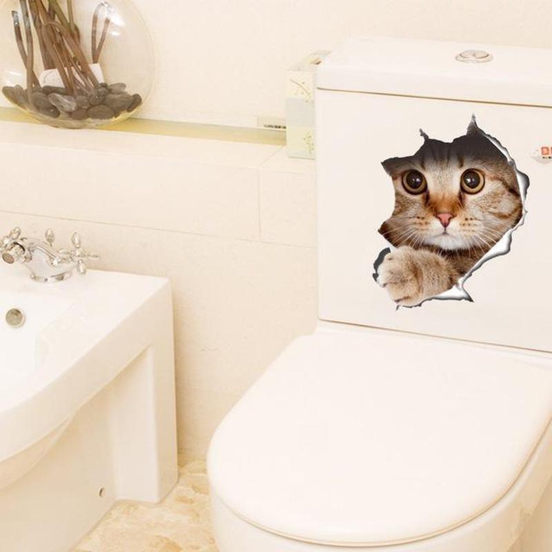 Stickers Abattant WC Chat