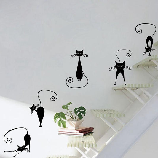 Stickers Muraux Chat Noir