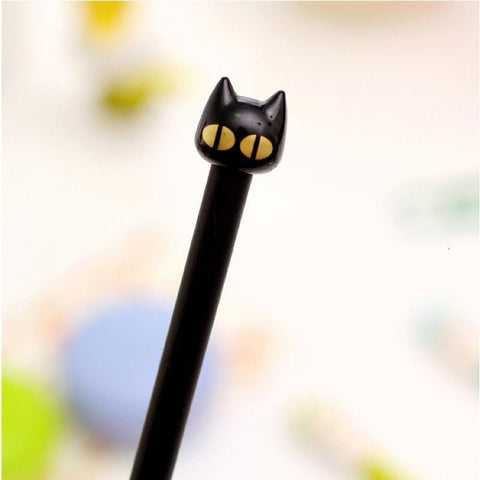 Stylo Chat Noir Yeux Or